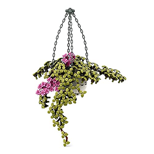 iTECHOR RuiyiF Flower Bouquet Building Kit, 289Pcs Chlorophytum Comosum Bonsai Building Blocks Model Set Compatible with 10280 10281, Home Decoration/ Birthday for Girls Adults