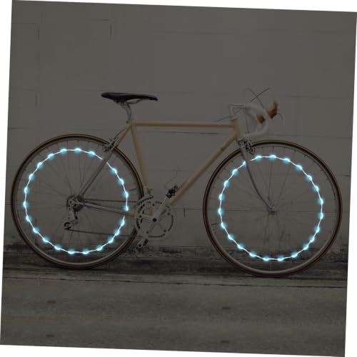 Luces LED para radios de bicicleta recargables RGB impermeables 5