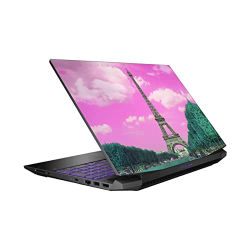 Autocollant HP Pavilion 15.6 peau vinyle PC portable 15-dk0047TX LebensArt Paris Rose Pastels