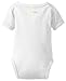 L'ovedbaby Baby Girls Unisex Organic Short-Sleeve Kimono Infant-and-Toddler-Bodysuits, White, 0-3 Months US