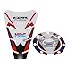 Autocollants Moto Coussin De Réservoir De Gaz De Carburant De Moto Couvre-Tampon Protecteur Autocollant De Décalque pour Honda CBR VFR CBF Hornet Fireblade HRC (Color : F)