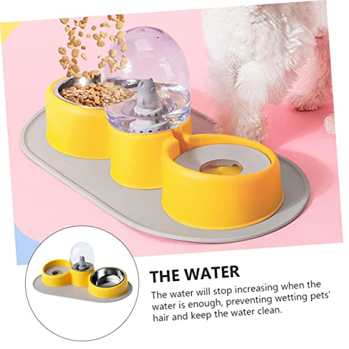 POPETPOP Tigela Para Animais De Estimação Comedouro Automático Para Cães Dispensador De Água Em Aço