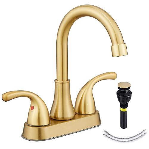 Bathroom Sink Faucet FRANSITON 4 Inch 2 Handle Lead-Free