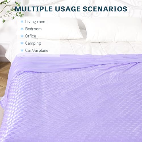 Image of AmyHomie Cooling Blanket for Hot Sleepers,Lightweight Summer Queen Size