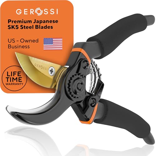 Premium Bypass Pruning Shears for your Garden -...