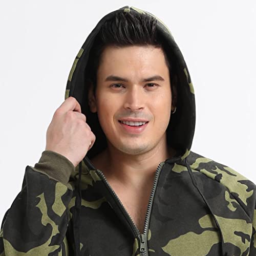 Luckymoonpj Adult Onesie Pajamas For Men, One Piece Hoodie Jumpsuit Tracksuit Nightwear Sleepwear Homewear Jogging All In One ( Camouflage Xl) #TOP7