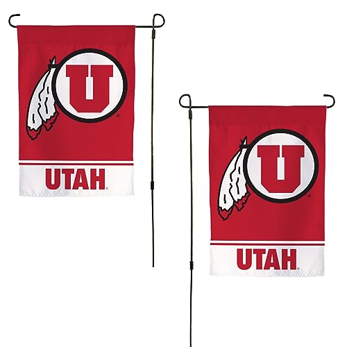 Desert Cactus University of Utah UU Garden Flag – 19 x 12 Inch Utah Utes Banner, for Outdoor Display and Events (Design A)