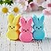 PEEPS Easter Marshmallow Candy Variety Pack, Classic Marshmallow Bunny Candy, Assorted Color Bunnies, Pack of 3, 12 Bunnies Total
