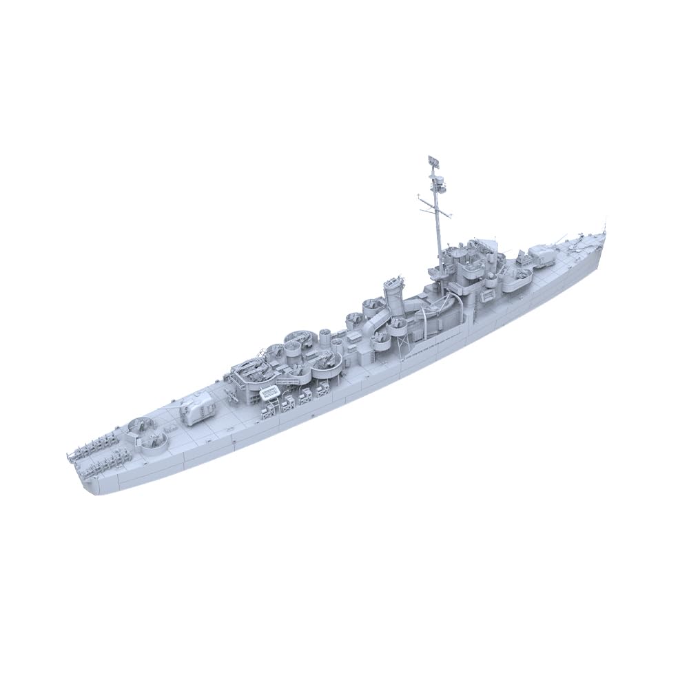 MRY-SFW SSC200598-A 1/200 zestaw do budowy modelu wojskowego USS Buckley Class Coolbaugh Fregata DE-217 Segmentowany kadłub