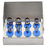 AAProTools Dental Trephine Kit 8 Pcs Bur Holder Bone DN-2247 Multicolor