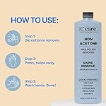 Gentle Touch Non-Acetone Nail Polish Remover | Nourishing Formula | Professional Quality | Rapid Remove | Non-Drying | 8 Fl oz - Image 4
