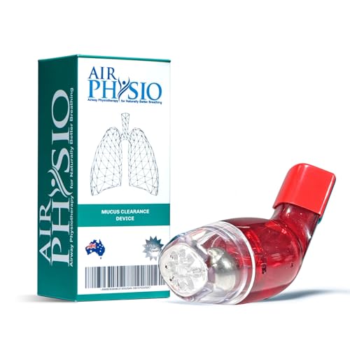 AirPhysio | Drug-Free Portable Breathing Trainer Device for Lungs | Breathe Better, Improve Lung Health & Mucus Clearance | Made in Australia
