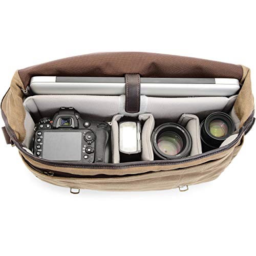 ONA - The Union Street - Camera Messenger Bag - Field Tan Waxed Canvas (ONA5-003RT)