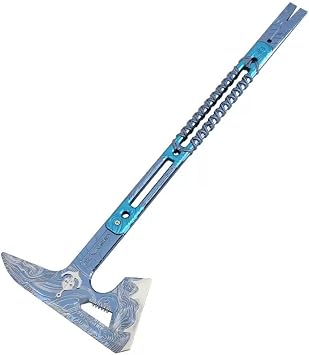 Delta Force Black Sea Tactical Axe Replica 11 Scale Eco-Friendly Zinc Alloy Collectible Model Unedged Game Prop with Gift Box & Display Stand