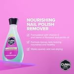 Cutex Nourishing Nail Polish Remover, Leaves Fingernails & Toenails Looking Healthy, Contains Vitamin E, 6.7 fl oz - Image 2