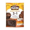 VAHINÉ - Préparation 3 en 1 chocolat aux pépites de chocolat, Préparation pour gâteaux, biscuits ou muffins aux pépites de chocolat noir 280 g