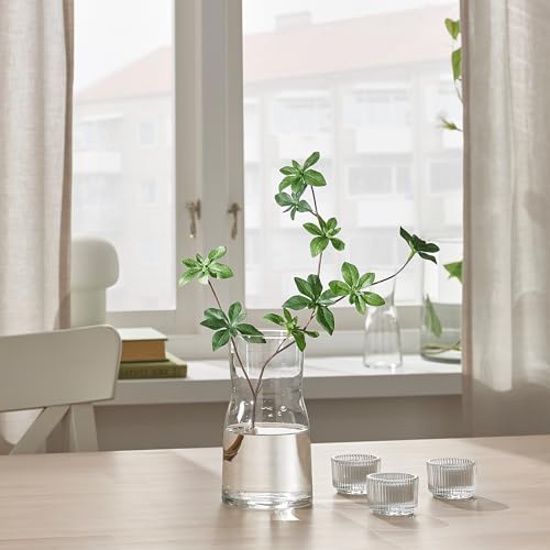 Vase en verre transparent TIDVATTEN 17 cm soliflore déco table - 7