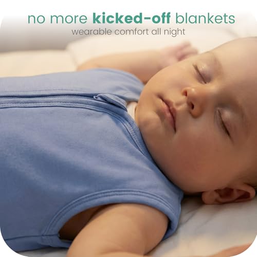 Image of Baby Sleep Sacks Lightweight, Soft & Breathable 0.5 TOG Wearable Blanket with Zipper, 3-Pack 0-3-6-12-24-4T