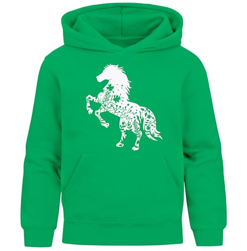 Sweat cheval personnalisé fille un cadeau unique avec prénom et fleurs