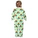 Emelivor Capybara Lake Green Baby Newborn One-Piece Clothes Infant Footed Pjs with Zipper for Boy Girls Kids
