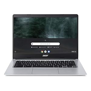 Acer Chromebook 14 (CB314-1H-C2KX) 14 Zoll (35,56 cm)( Intel® Celeron® Prozessor N4020, 4 GB LPDDR4 RAM, 64 GB eMMC, Intel® UHD Graphics 600, Google Chrome OS), Silber