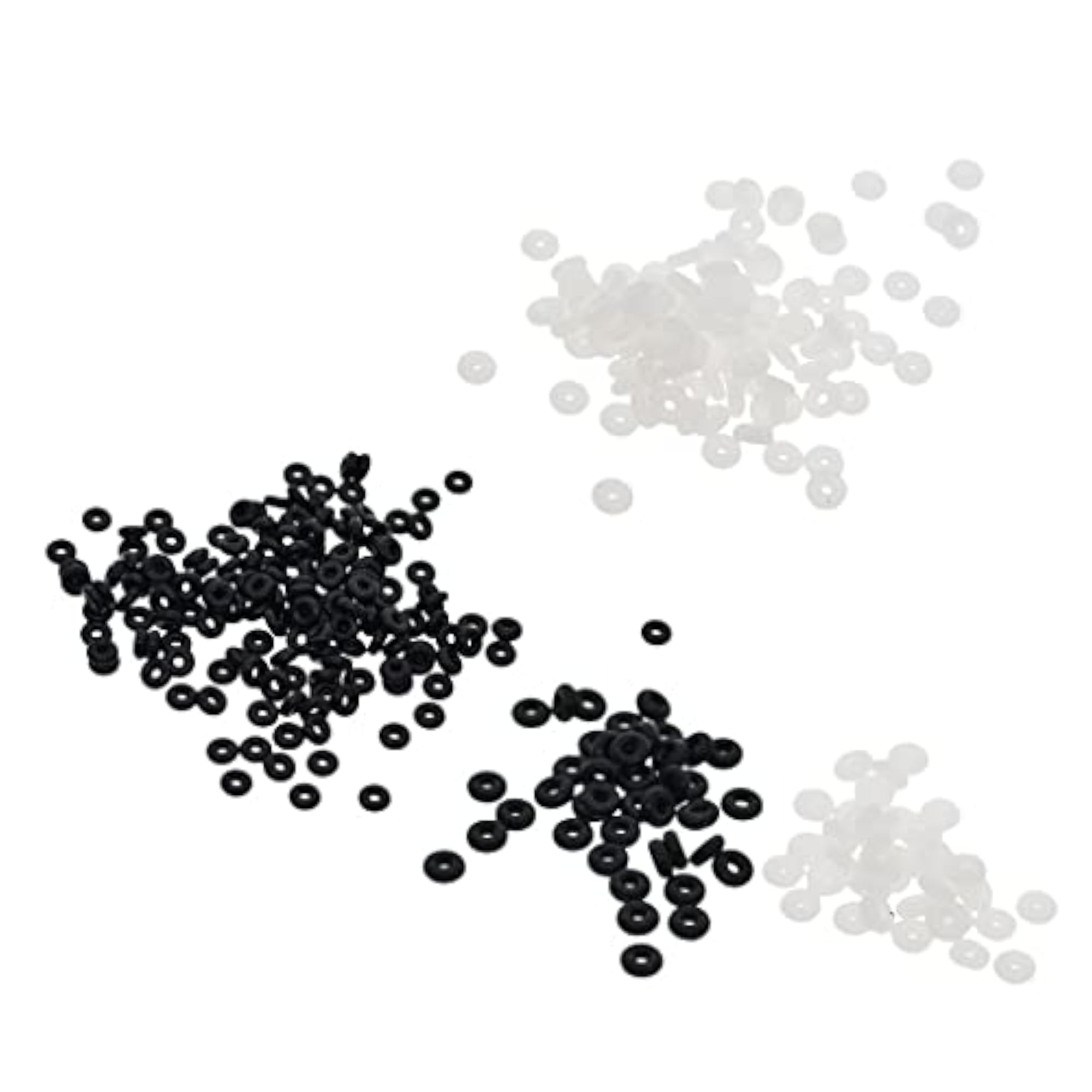 Silicone Rubber Stoppers for Chain Charm Bracelets, 100pcs