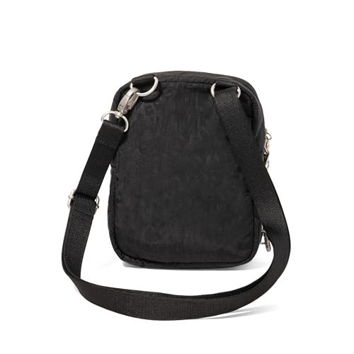 Image of Baggallini Securtex Anti-theft Mini Everything Crossbody Bag, 6.3 inchx8.25 inch Rfid, Locking Zippers & Cut-resistant Strap