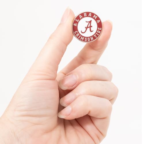 Image of Desert Cactus University of Alabama Magnetic Metal Lapel Pin (B) | Officially Licensed UA Alabama Crimson Tide Enamel Finish Lapel Pin Formal Wear Bag and Hat Jewelry Tie Track Brooch Pin