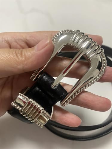 Pohullan Women Vintage Pu Leather Dress Waistband Belts Decoration Belt4