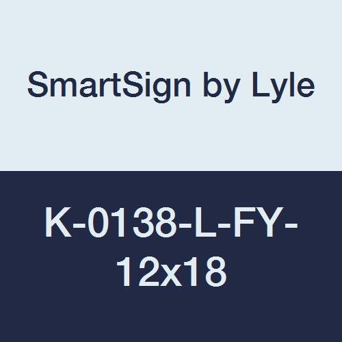SmartSign "Go Back" Sign with Left Arrow | 12" x 18" 3M High Intensity Grade Reflective Aluminum