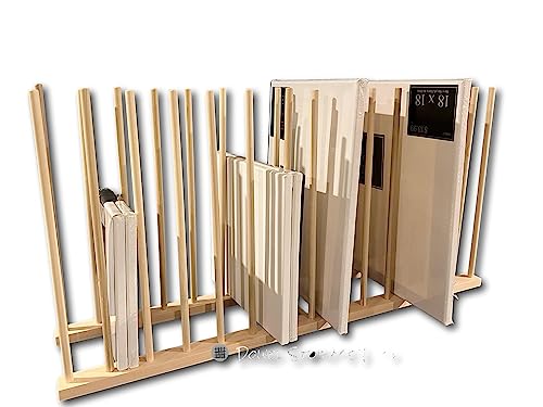 Handmade in USA - Art Storage Rack - Several Sizes Available- Art Canvas Storage (36