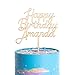 Party to Be Cake Topper Compleanno Personalizzato Prodotto in Legno Decorazioni Torte Personalizzabile Forma A