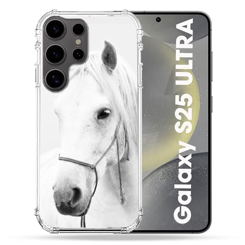 Coque Samsung S25 Ultra robuste cheval cristal contre les chocs du quotidien