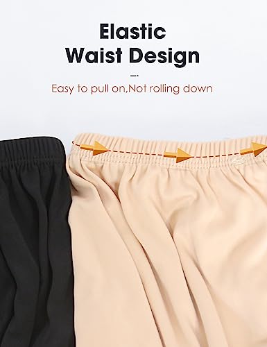 MANCYFIT Women's Full Slips Dress Tube Top Strapless Slips for Under Dresses Invisible Straps4