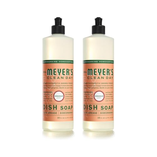 Image of Mrs. MEYER'S CLEAN DAY Liquid Dish Soap,16 fl oz. (Pack of 2)