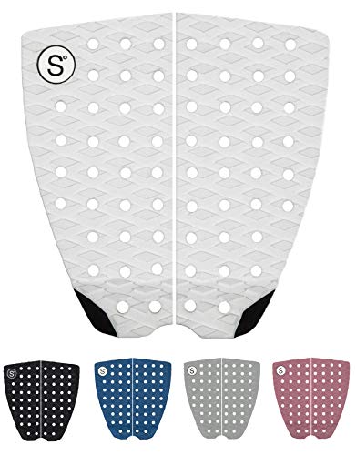 SYMPL Surfboard Traction Pad • 2 Piece Flat Pad for Surfing, Skimboarding •