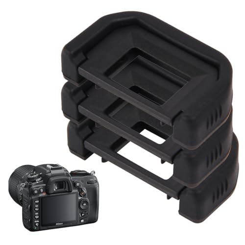 OUDQFCJ 3 piezas oculares para Canon EF ocular visor de repuesto para Canon EOS 300D 350D 400D 450D 500D 550D 600D 1000D 1100D 700D 100D Canon Rebel cámara Eyecup