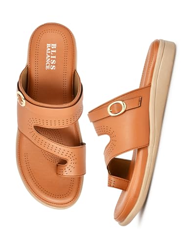 Image of Extra Soft Women's Comfortable Highcushioned Doctor Slippers|Flip-Flops Fashionable Casual & Stylish|Lightweight & Breathable Chappals|Outdoor Sandals Ladies&GirlsBB946