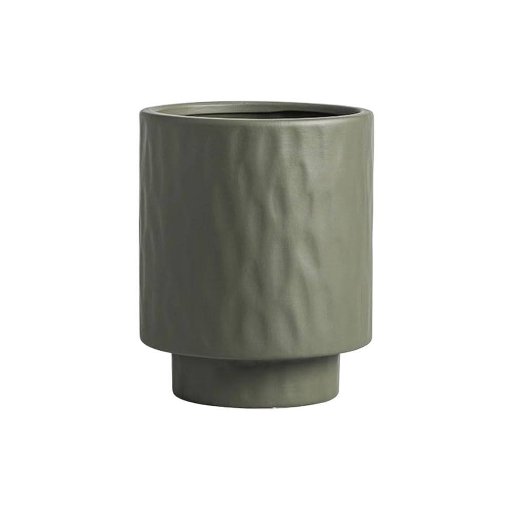 Cenz-888 flowerpot Ceramic Planter with Bump Texture Flower Pot for Decorate Balcony Living Room Garden Pots for Plants(Small)