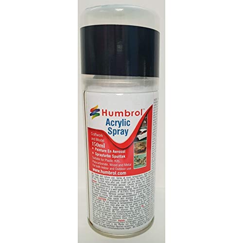 Preisvergleich Produktbild Humbrol 76033 Acryl-Spray Schwarz, matt 150ml