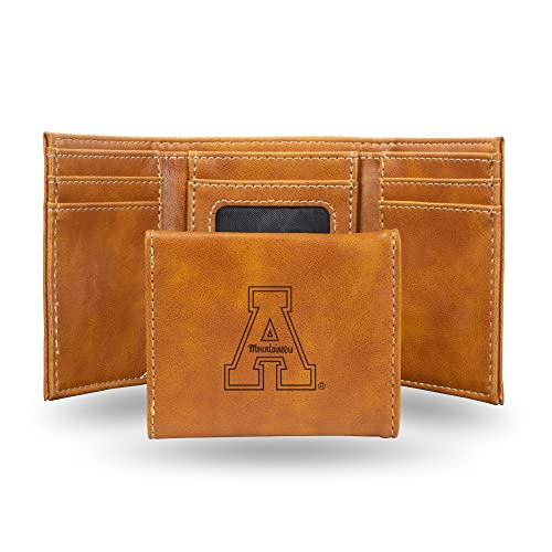 Image of Rico Industries NCAA Laser Engraved Trifold Laser Engraved Tri-Fold Wallet - Men's Accessory