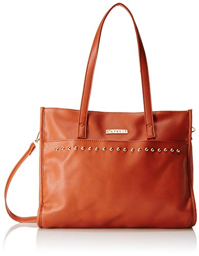 Caprese Womens Zip Closure Satchel Handbag