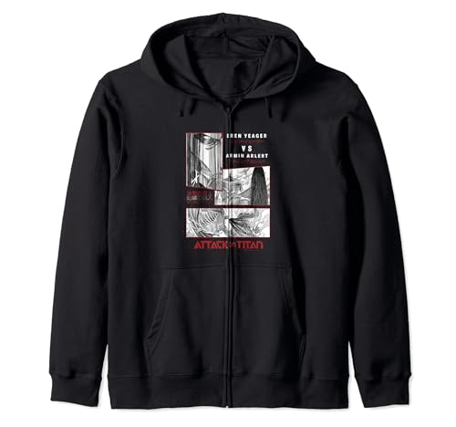 Attack on Titan Eren Yeager VS Armin Arlert Battle Manga Sudadera con Capucha