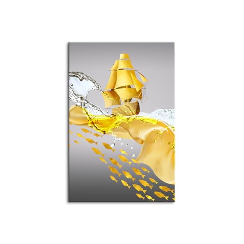 �Ǌ|���A�[�g �|�X�^�[ �G�� 3 ���Z�b�g �A�[�g�p�l�� ���C���O���X �L�b�`������G �A�[�g�t���[�� ���_�� �A�[�g�{�[�h �C���e���A �G �Q�� �_�C�j���O �C���e���A�������� �Ǌ|�� �ؘg�t���̊����i (60x90cm�i24x36in�j,H)