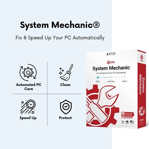 Image of iolo - System Mechanic, Fix & Speed Up Your PC Automatically With Award Winning Software Solution