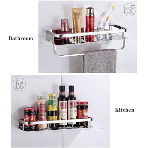 Support de rangement en acier inoxydable durable pour douche - 7