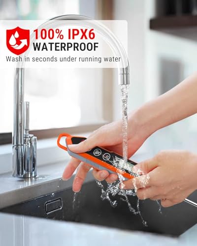 Image of LABART ThermoPro TP15H Digital Thermometer Waterproof Thermometer with Long Probe Instant Read Thermometer