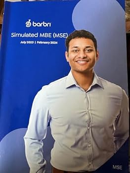 Barbri Simulated MBE Test for July 2023 and February 2024 Bar Exams, Hardcopy, For Use with Other Barbri Virginia Bar Exam Materials