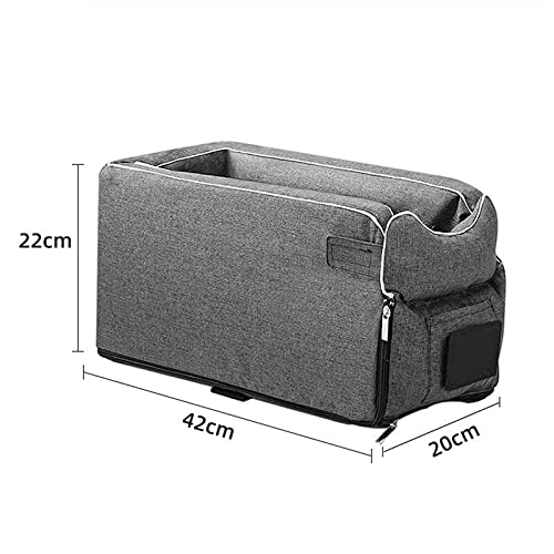 Assento de Carro para Cães, Assento de Carro Anti-colapso para Animais de Estimação, Transportadores