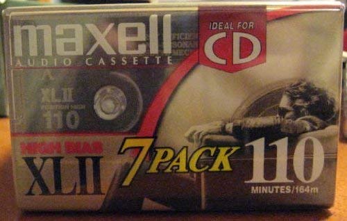 Maxell Audio Kassette High Bias Iron 110 Minuten 7 Pack